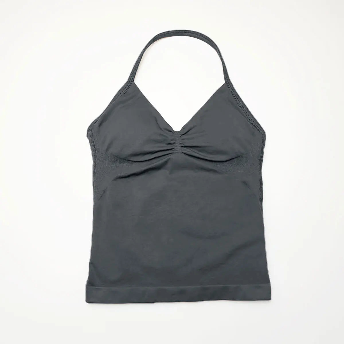 Veyra Active™ Impact Longline Halter Sports Bra | Anti-Chafe Open Back Yoga Crop Top