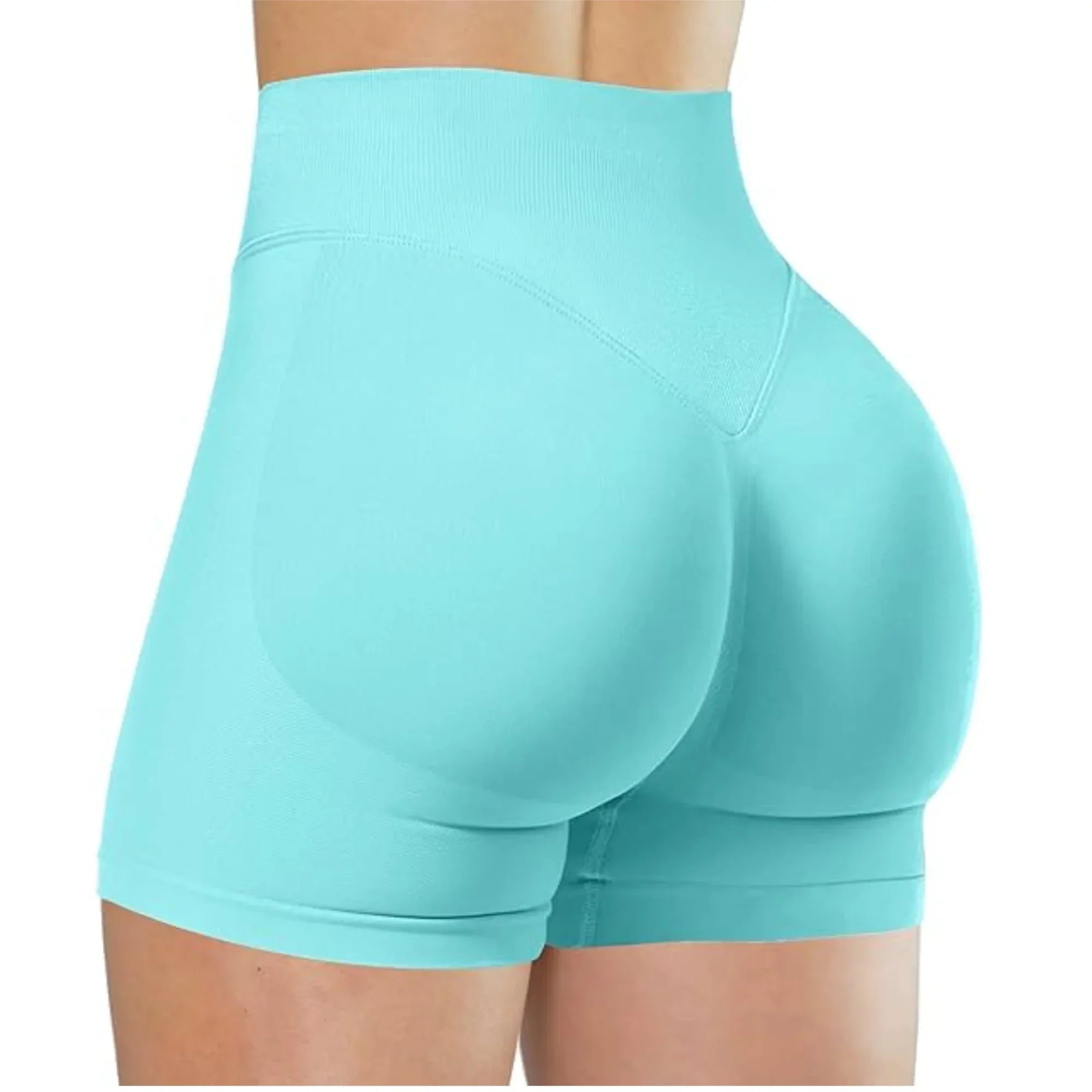 Veyra Active™ Summer High-Waisted Biker Shorts | Anti-Chafe Seamless Yoga & Running Shorts