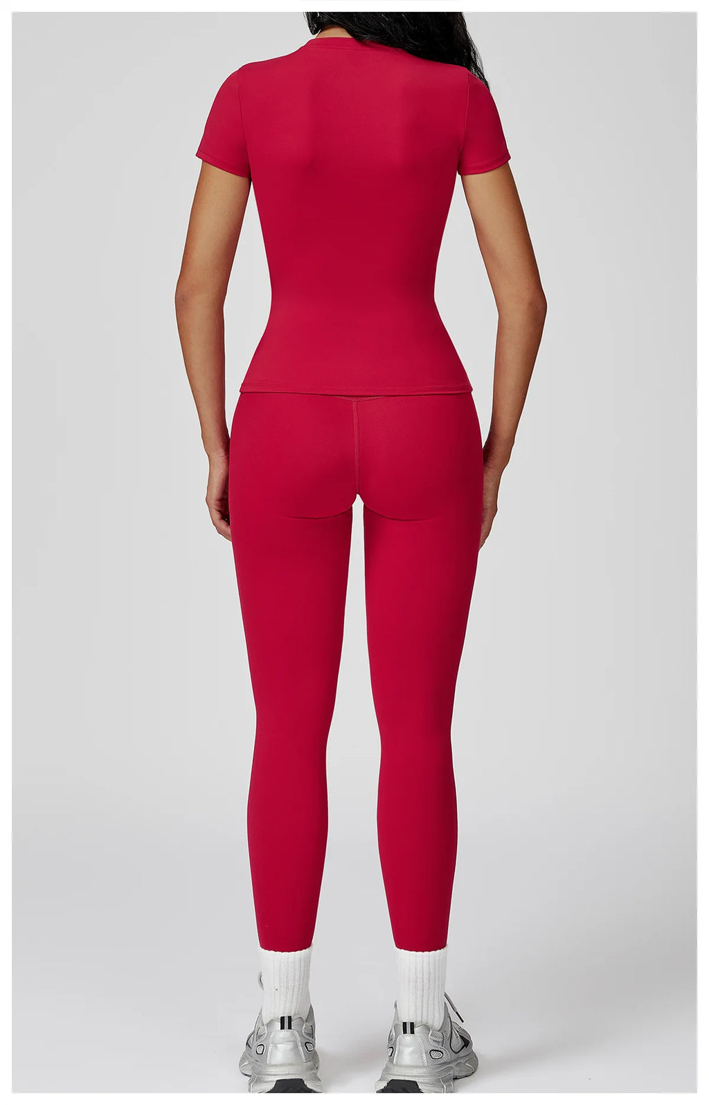 Veyra Active™ Women's SculptFlex 2-Piece Yoga Set | Long Sleeve Top, High-Waist Leggings & Shorts