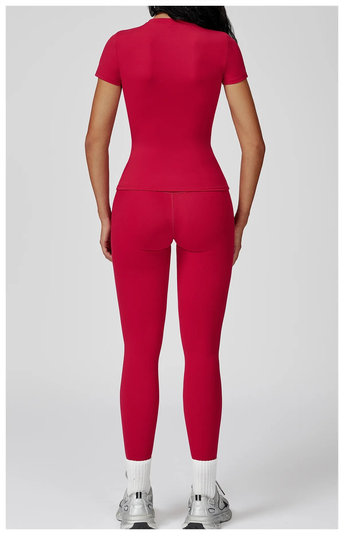 Veyra Active™ Women's SculptFlex 2-Piece Yoga Set | Long Sleeve Top, High-Waist Leggings & Shorts