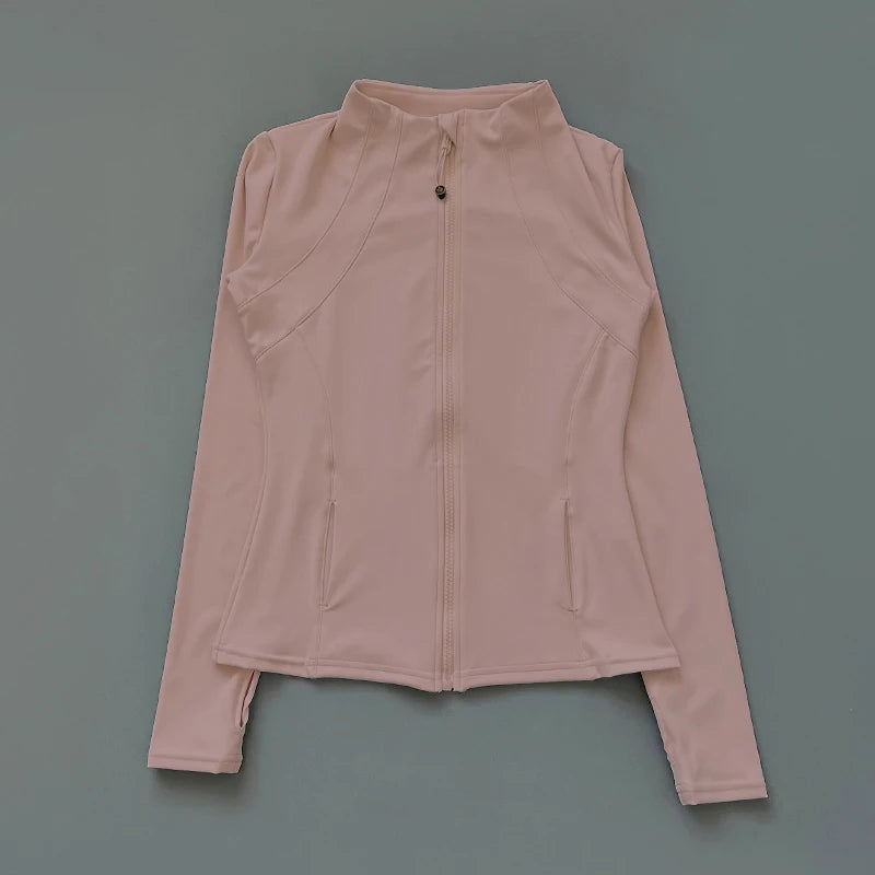 Veyra Active™ Breeze Lightweight Running Jacket | Wind-Resistant Long-Sleeve Workout Top