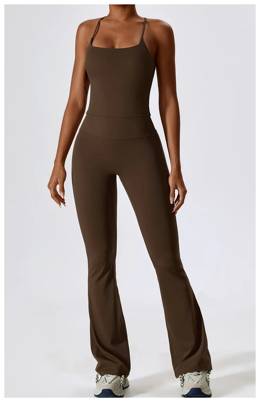 Veyra Active™ SculptFlex 2-Piece Yoga Set | Long Sleeve Crop Top & High-Waist Seamless Leggings