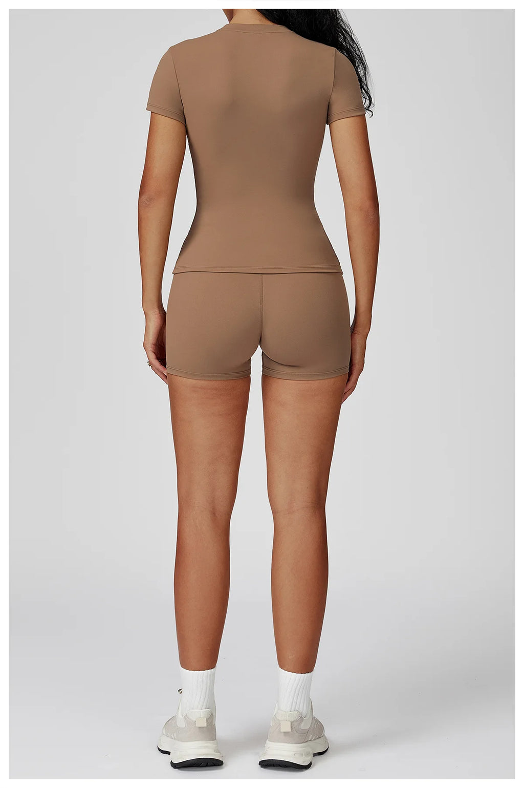 Veyra Active™ Women's SculptFlex 2-Piece Yoga Set | Long Sleeve Top, High-Waist Leggings & Shorts