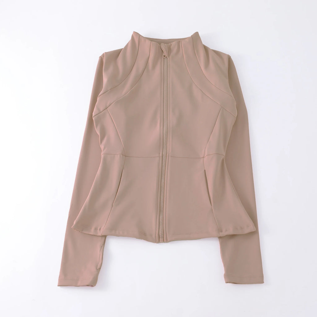 Veyra Active™ Breeze Lightweight Running Jacket | Wind-Resistant Long-Sleeve Workout Top
