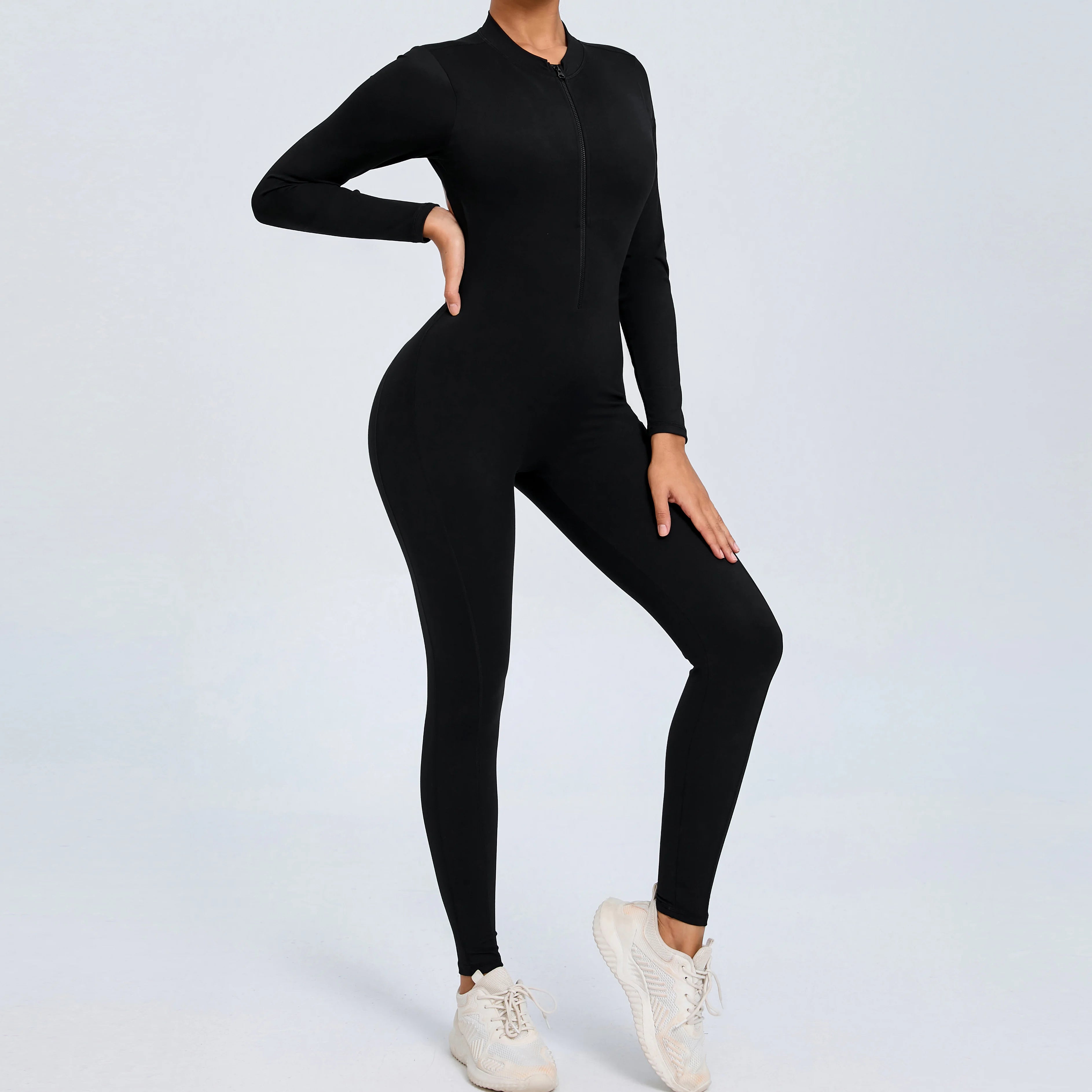 Veyra Luxe™ Zip Sculpt Jumpsuit