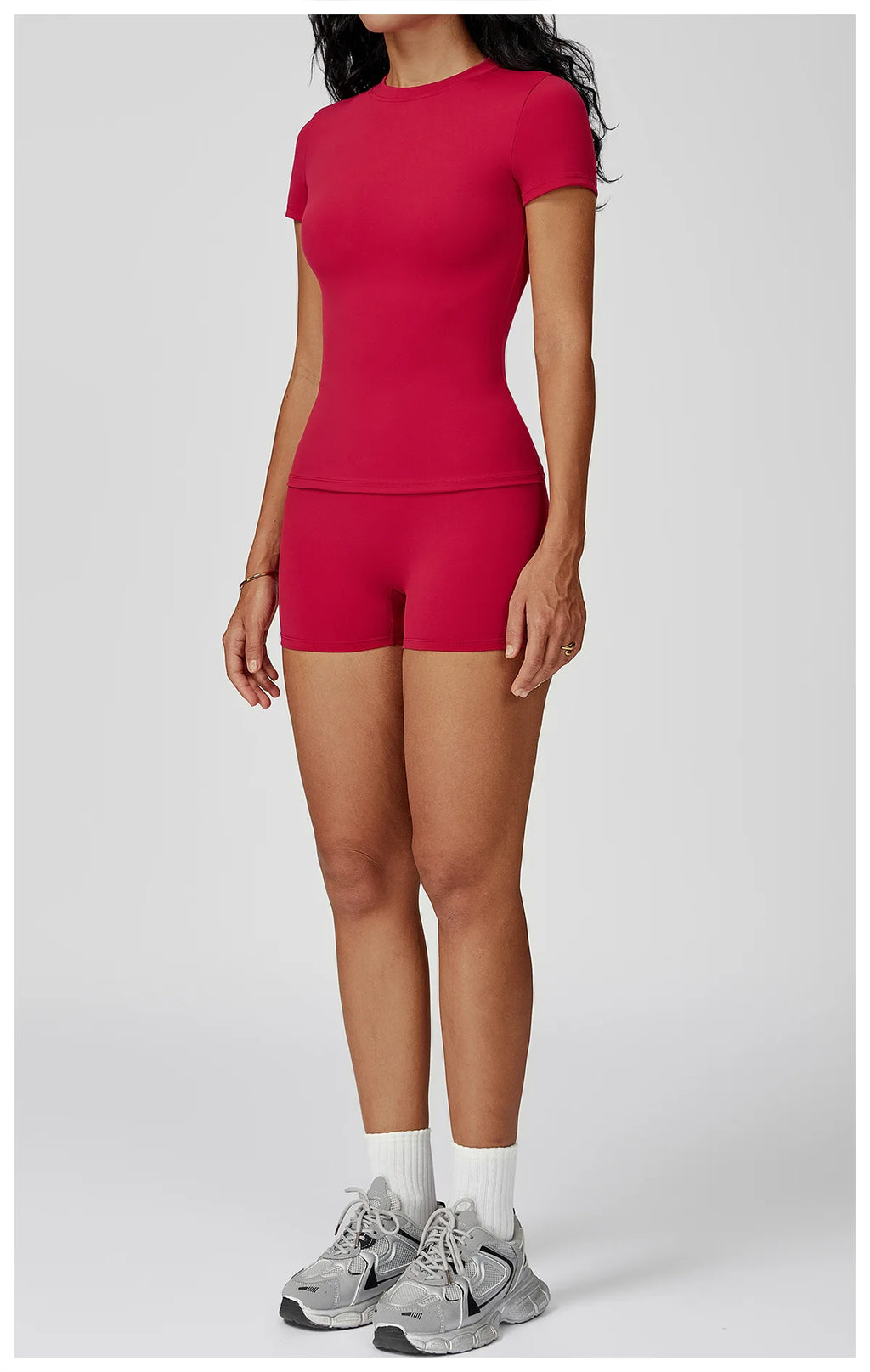 Veyra Active™ Women's SculptFlex 2-Piece Yoga Set | Long Sleeve Top, High-Waist Leggings & Shorts