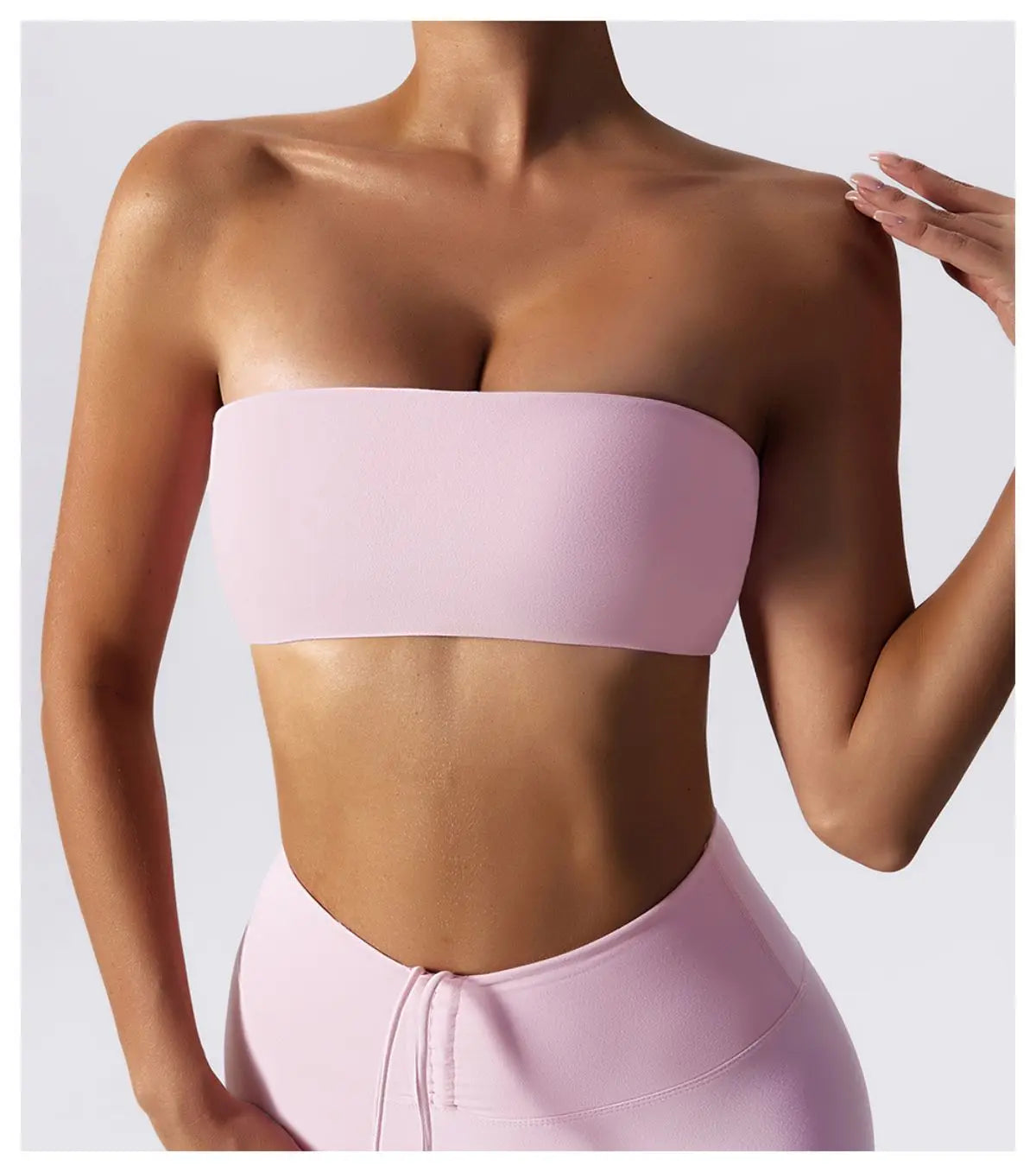 Veyra Active™ Summer Strapless Sports Bra | Anti-Slip Seamless Tube Top & Workout Bra