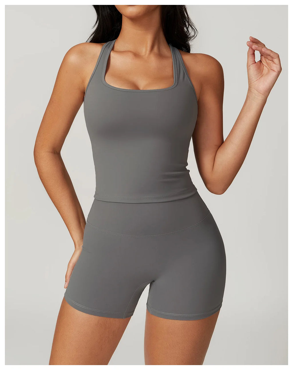 Veyra Active™ Summer Shockproof Yoga Vest | Quick-Dry Seamless Workout Tank Top