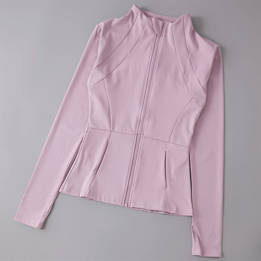 Veyra Active™ Breeze Lightweight Running Jacket | Wind-Resistant Long-Sleeve Workout Top