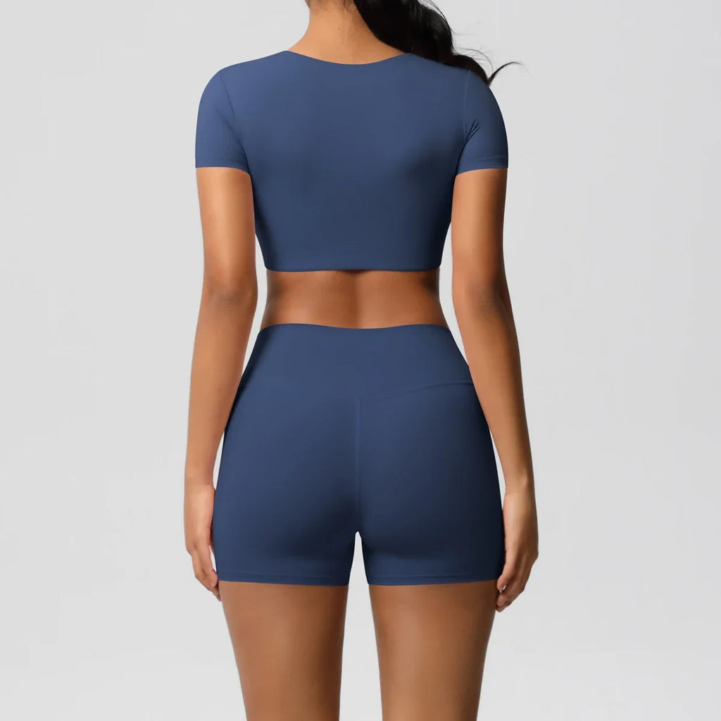 Veyra Active™ Women's SculptFlex 2-Piece Yoga Set | Booty-Shaping Leggings & Sports Tank Top