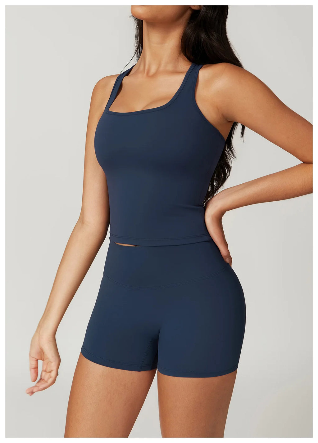 Veyra Active™ Summer Shockproof Yoga Vest | Quick-Dry Seamless Workout Tank Top