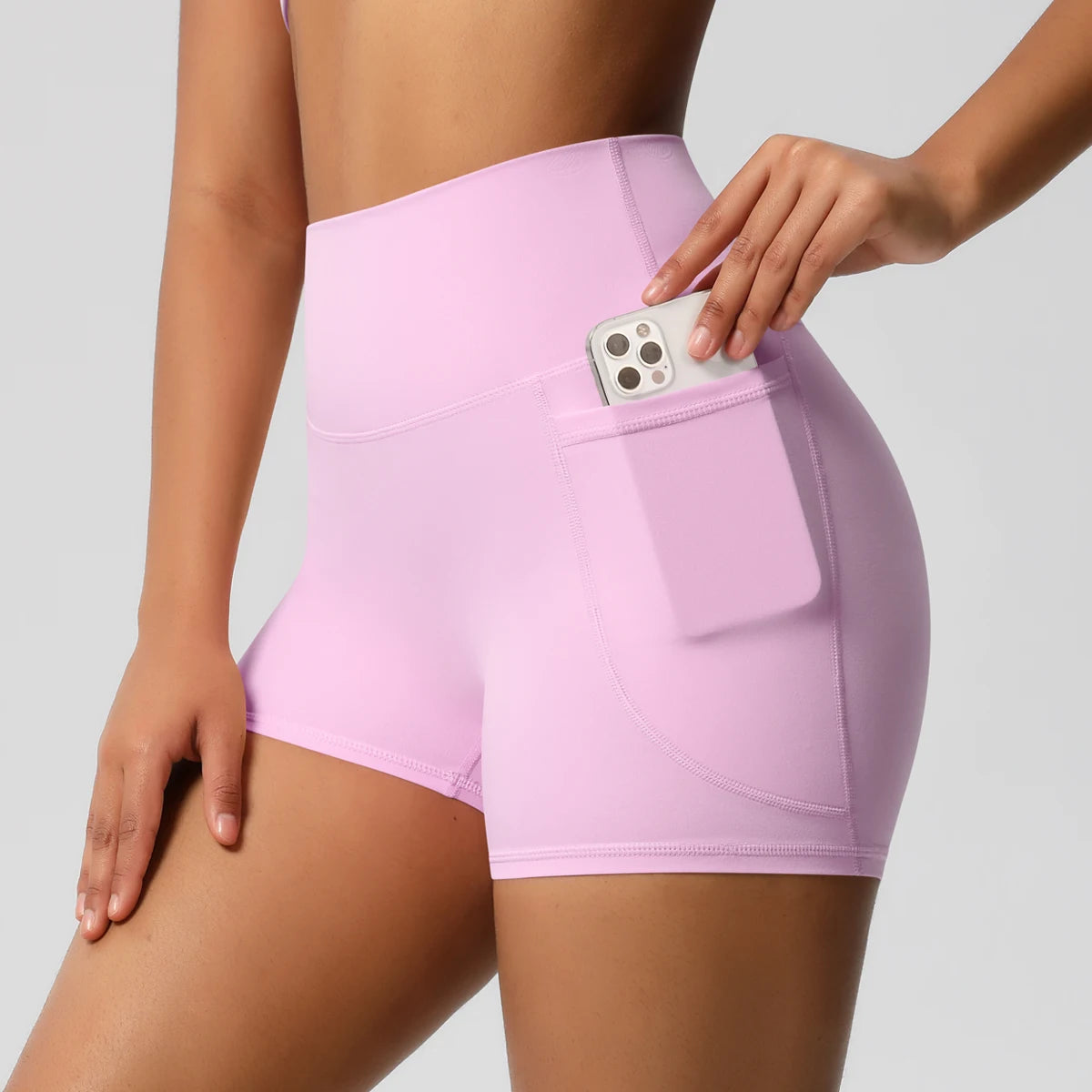 Veyra Active™ Pocketed High-Waisted Yoga Shorts | 100% Squat-Proof Anti-Chafe Biker Shorts