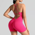 Veyra Active™ Women's Hourglass Seamless Bodysuit | Sexy Slim-Fit Yoga Shorts Jumpsuit
