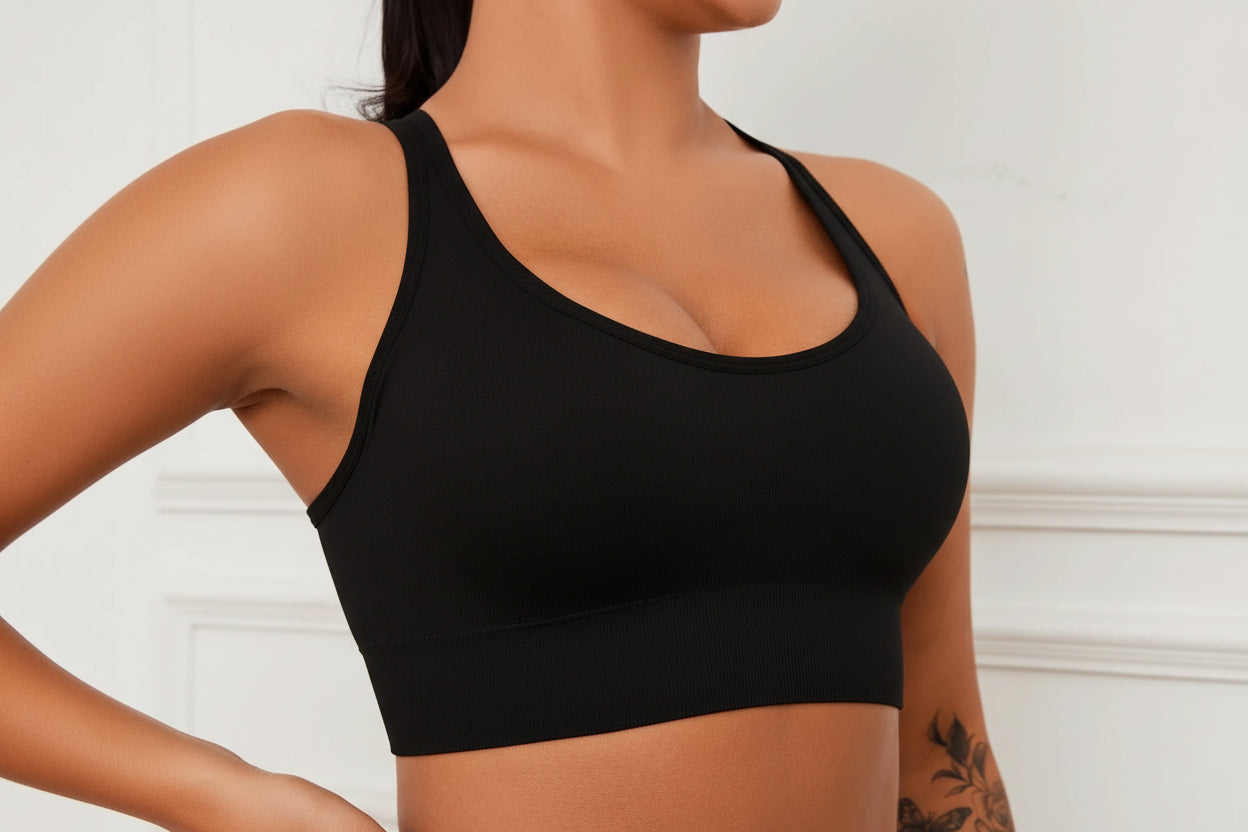 Veyra Active™ Boost Seamless Push-Up Sports Bra | Breathable Yoga Tank Top & Crop Vest