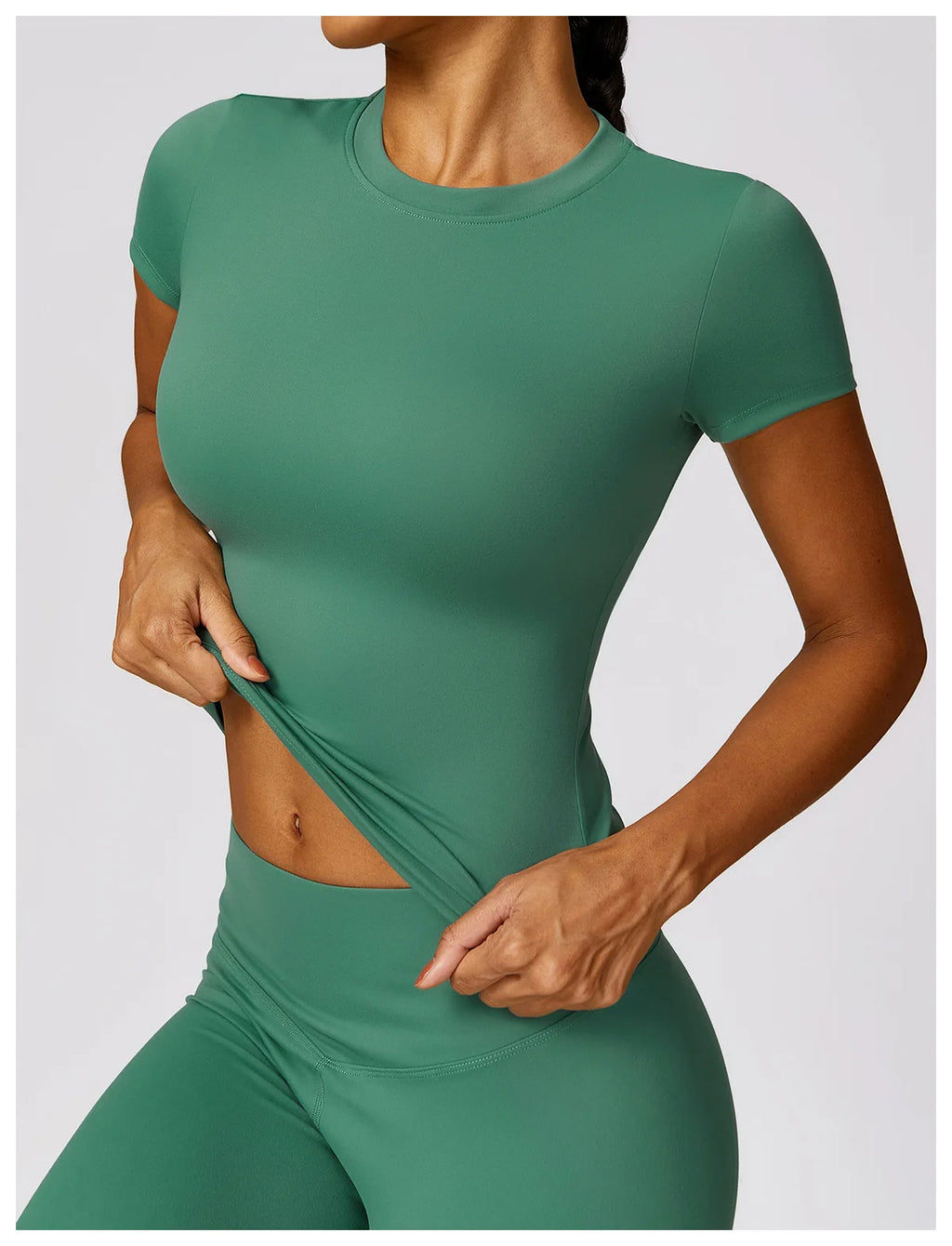 Veyra Active™ Breeze Slim-Fit Running T-Shirt | Breathable Short-Sleeve Yoga & Gym Tee