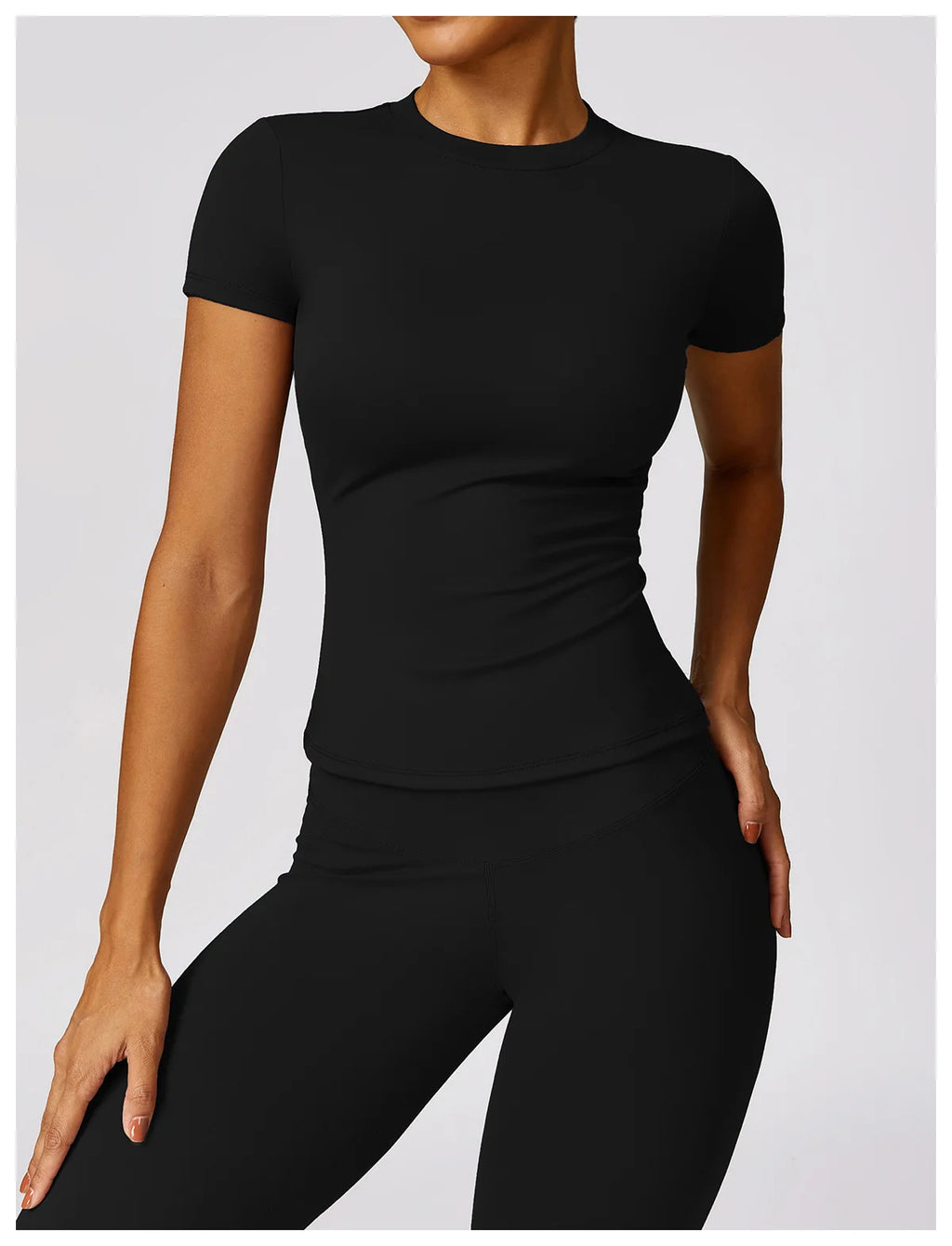 Veyra Active™ Breeze Slim-Fit Running T-Shirt | Breathable Short-Sleeve Yoga & Gym Tee