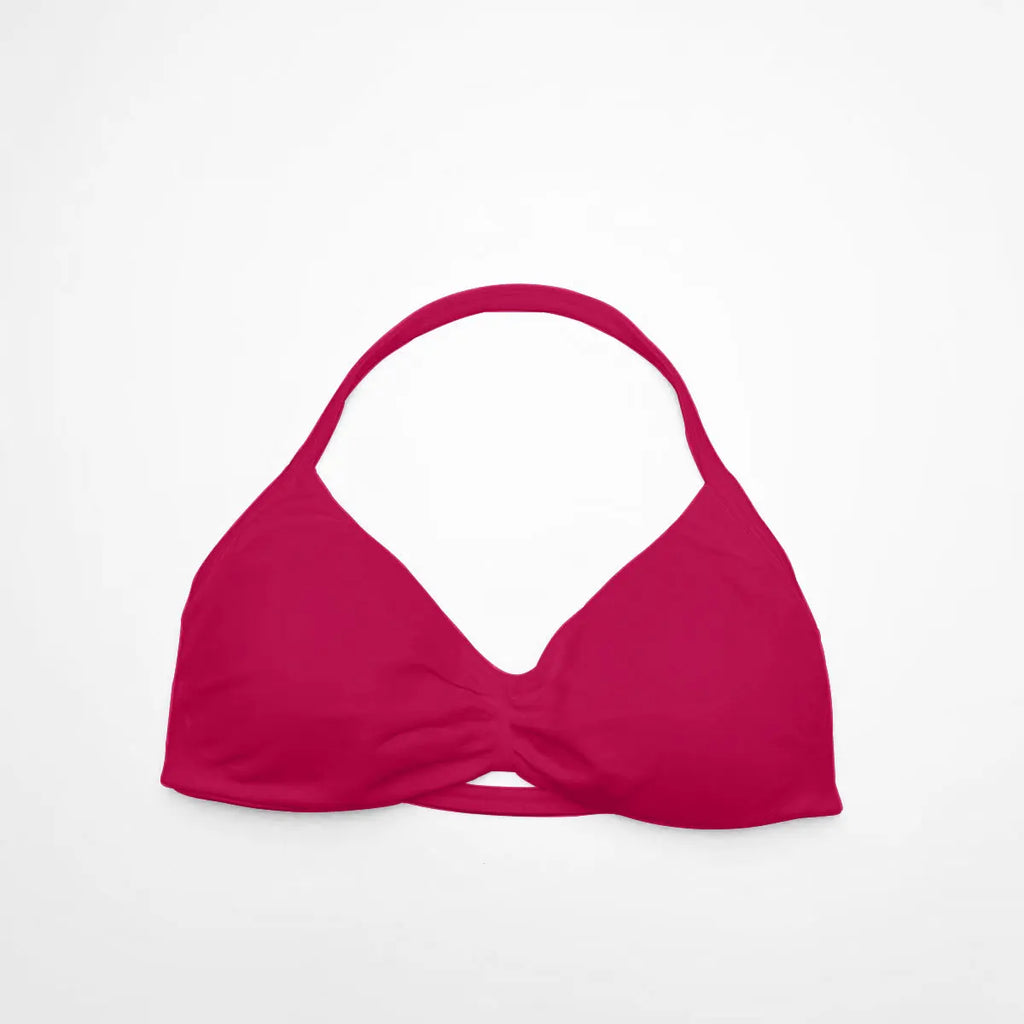 Veyra Active™ Impact Strappy Halter Sports Bra | High-Support Seamless Yoga Crop Top
