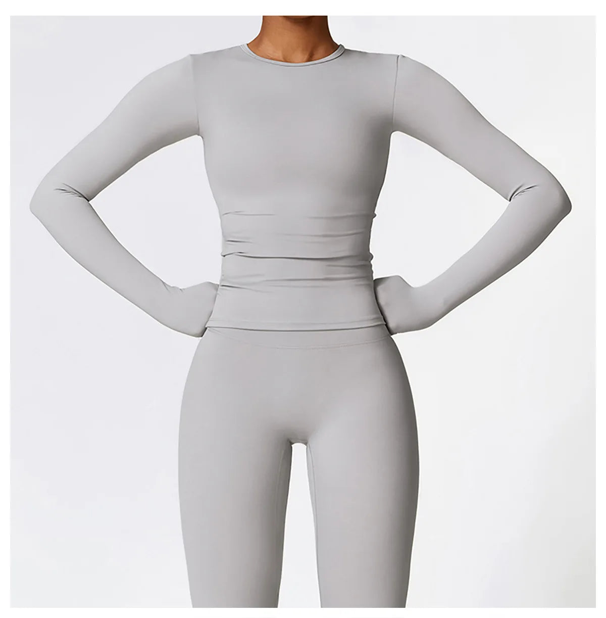 Veyra Active™ Women's Thermomotion Long-Sleeve Yoga Shirt | Winter Quick-Dry Slim-Fit Gym Top