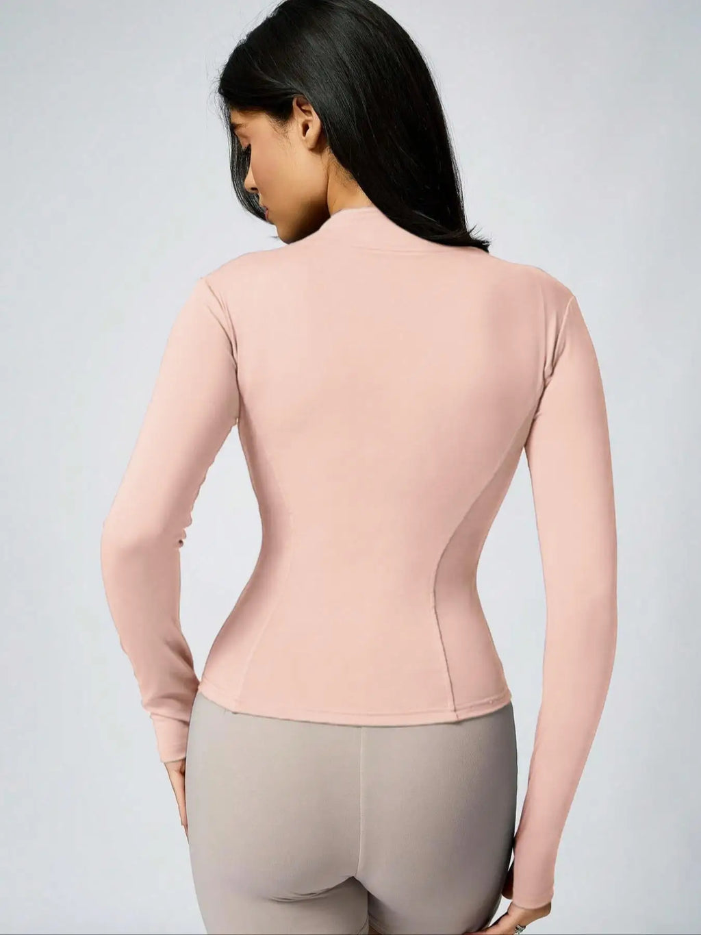 Veyra Active™ Hourglass Full-Zip Jacket | Slim-Fit Track Jacket & Workout Top with Thumbholes