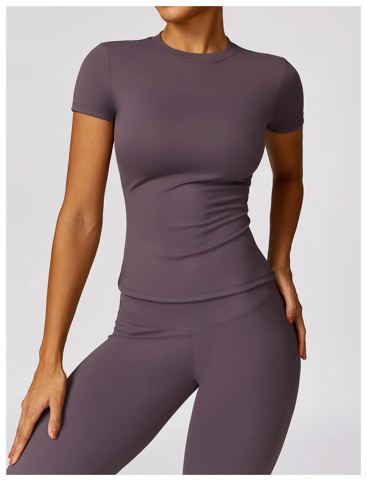Veyra Active™ Breeze Slim-Fit Running T-Shirt | Breathable Short-Sleeve Yoga & Gym Tee