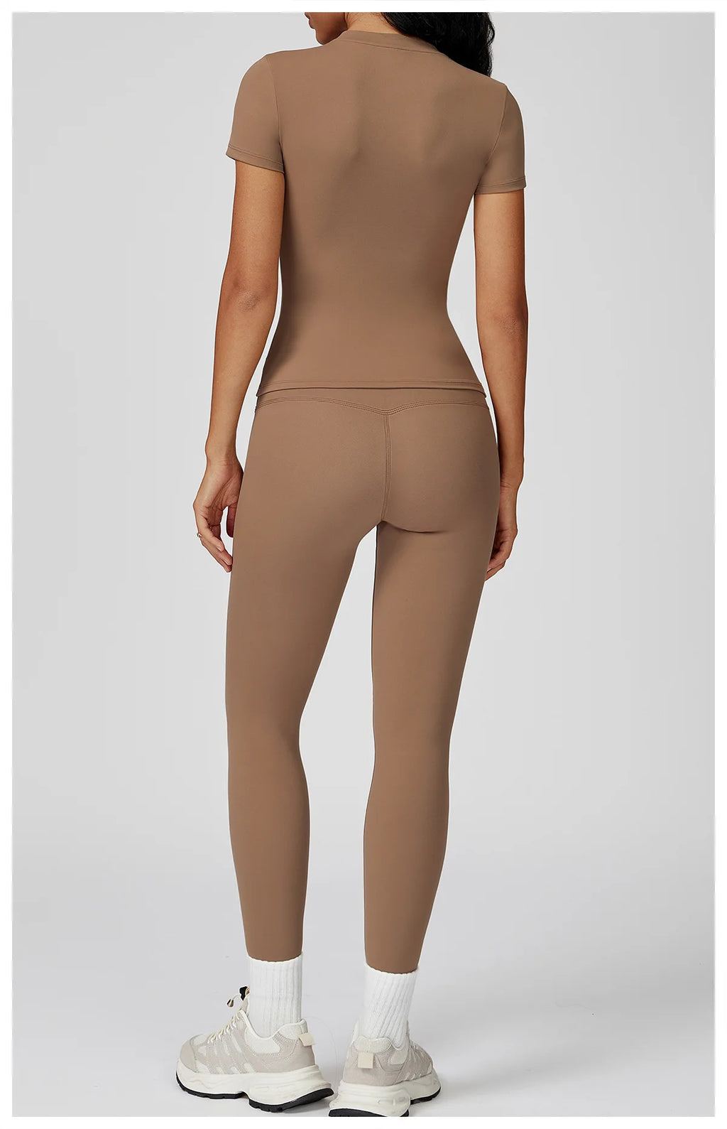 Veyra Active™ Women's SculptFlex 2-Piece Yoga Set | Long Sleeve Top, High-Waist Leggings & Shorts