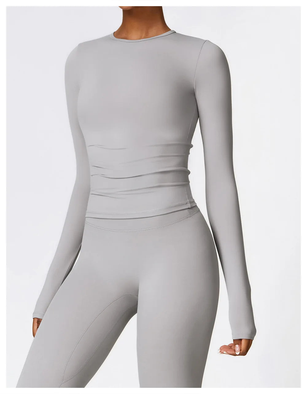 Veyra Active™ Women's Thermomotion Long-Sleeve Yoga Shirt | Winter Quick-Dry Slim-Fit Gym Top