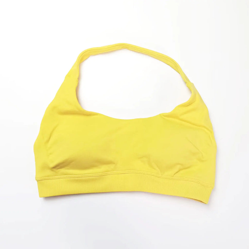 Veyra Active™ Impact Seamless Halter Sports Bra | High-Support Push-Up Gym & Yoga Crop Top