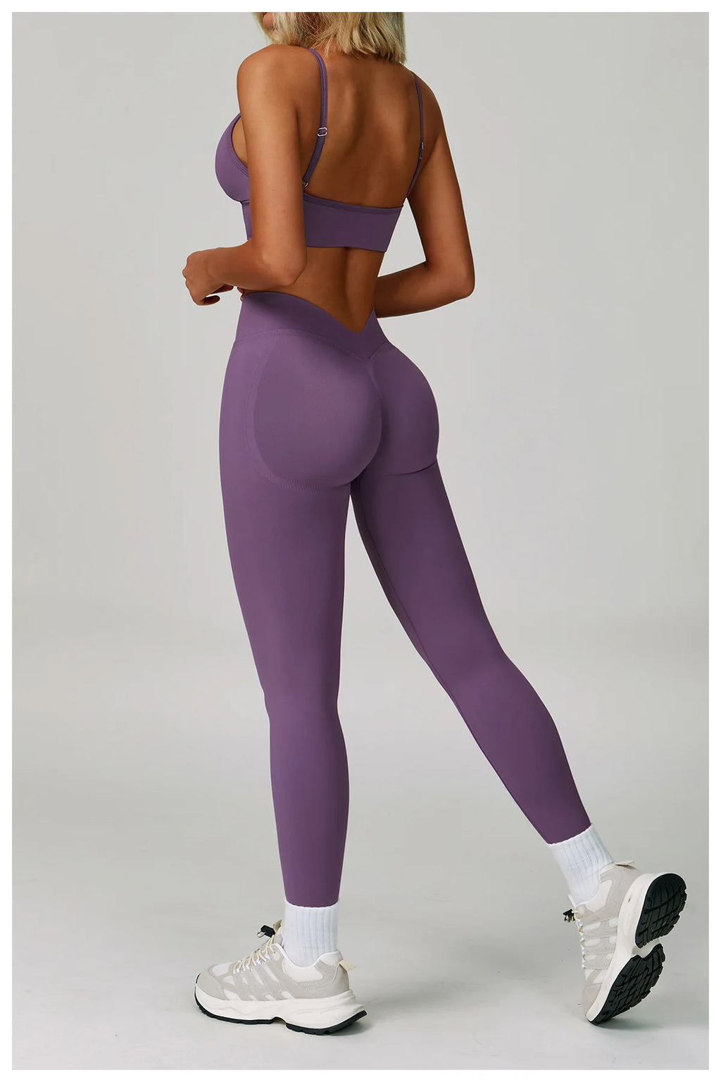 Veyra Active™ SculptFlex 3-Piece Yoga Set | Long Sleeve Crop Top, Sports Bra & High-Waist Leggings