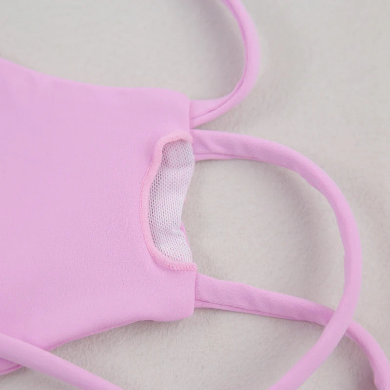 Veyra Active™ Impact Slim-Strap Sports Bra | Seamless High-Stretch Yoga Crop Top