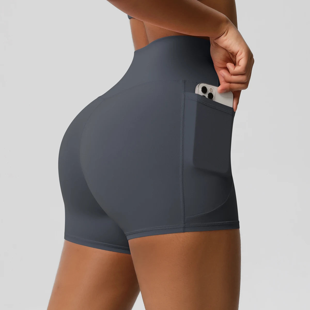 Veyra Active™ Pocketed High-Waisted Yoga Shorts | 100% Squat-Proof Anti-Chafe Biker Shorts