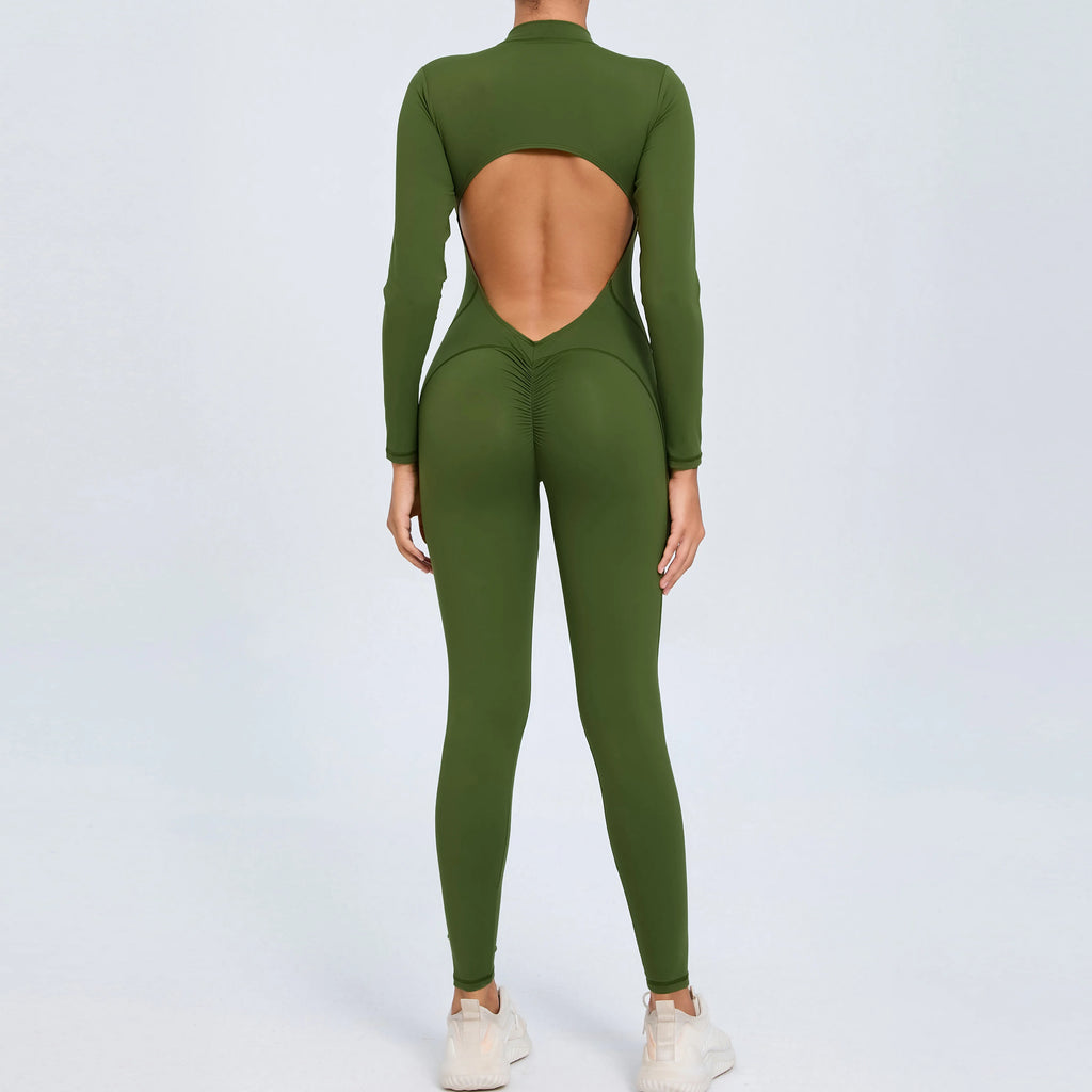 Veyra Luxe™ Zip Sculpt Jumpsuit