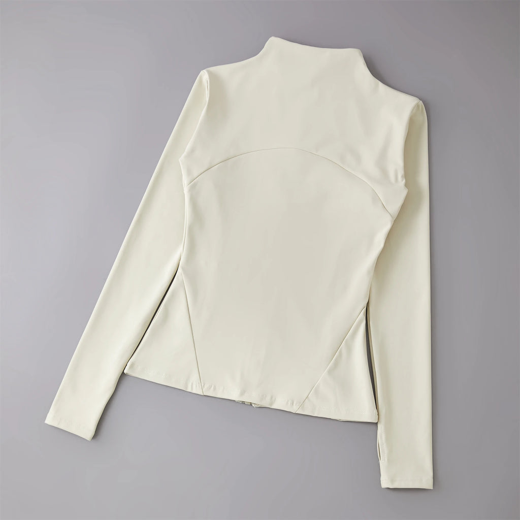 Veyra Active™ Breeze Lightweight Running Jacket | Wind-Resistant Long-Sleeve Workout Top