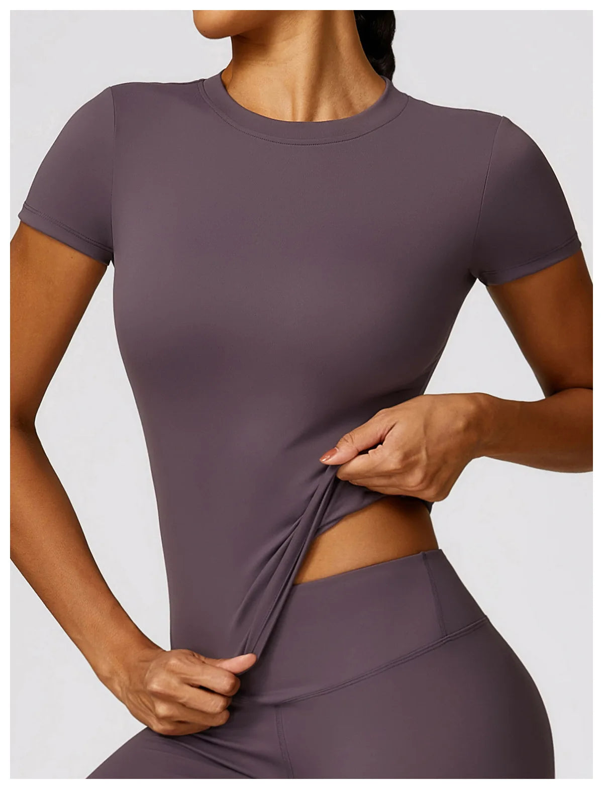 Veyra Active™ Breeze Slim-Fit Running T-Shirt | Breathable Short-Sleeve Yoga & Gym Tee