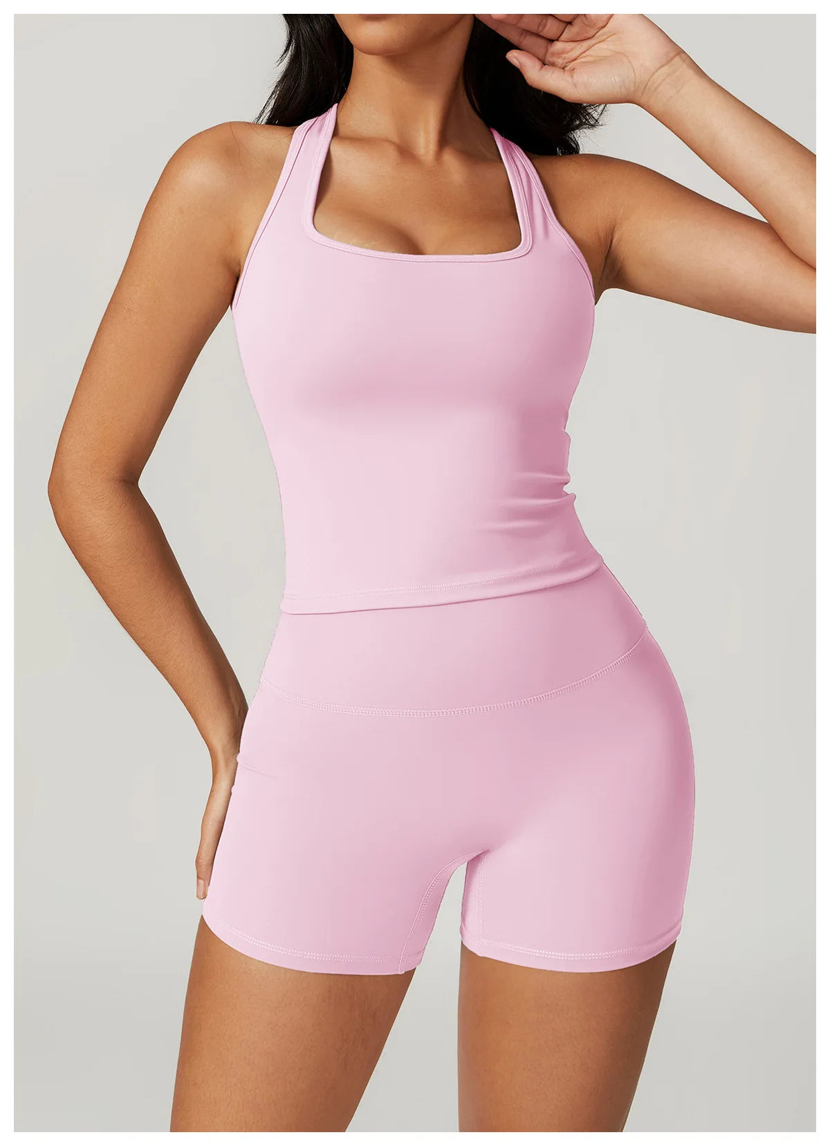 Veyra Active™ Summer Shockproof Yoga Vest | Quick-Dry Seamless Workout Tank Top