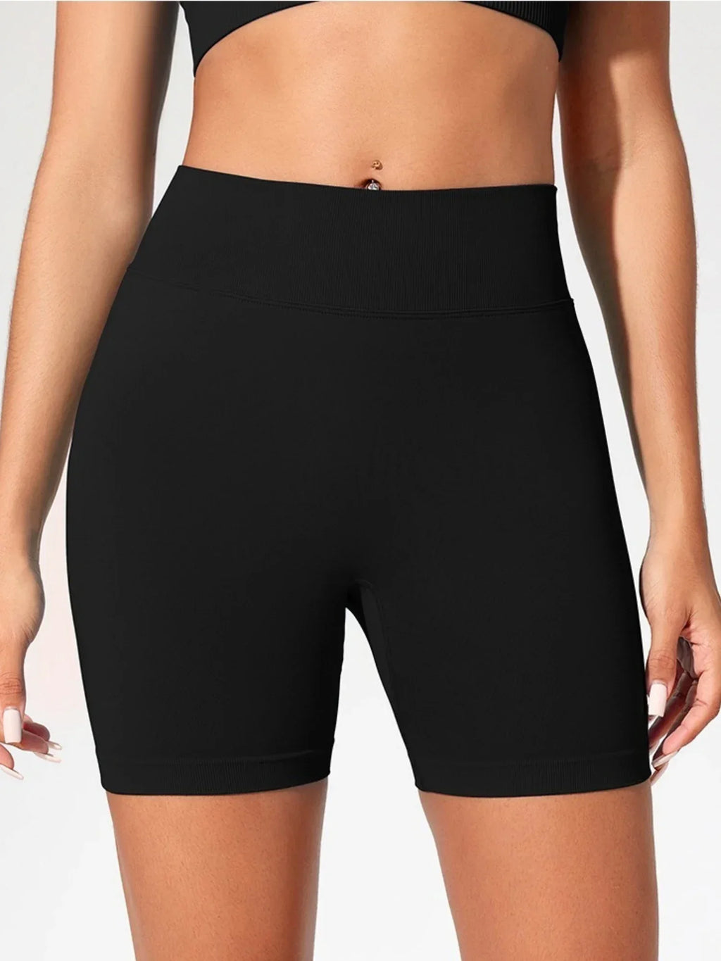 Veyra Active™ Summer High-Waisted Biker Shorts | Anti-Chafe Seamless Yoga & Running Shorts