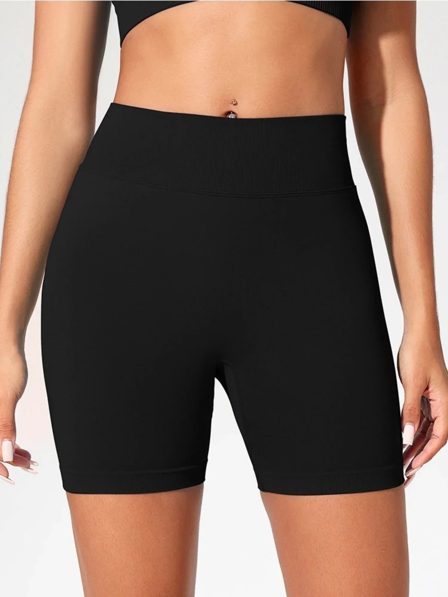 Veyra Active™ Summer High-Waisted Biker Shorts | Anti-Chafe Seamless Yoga & Running Shorts