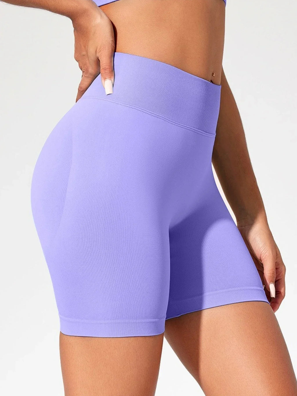 Veyra Active™ Summer High-Waisted Biker Shorts | Anti-Chafe Seamless Yoga & Running Shorts