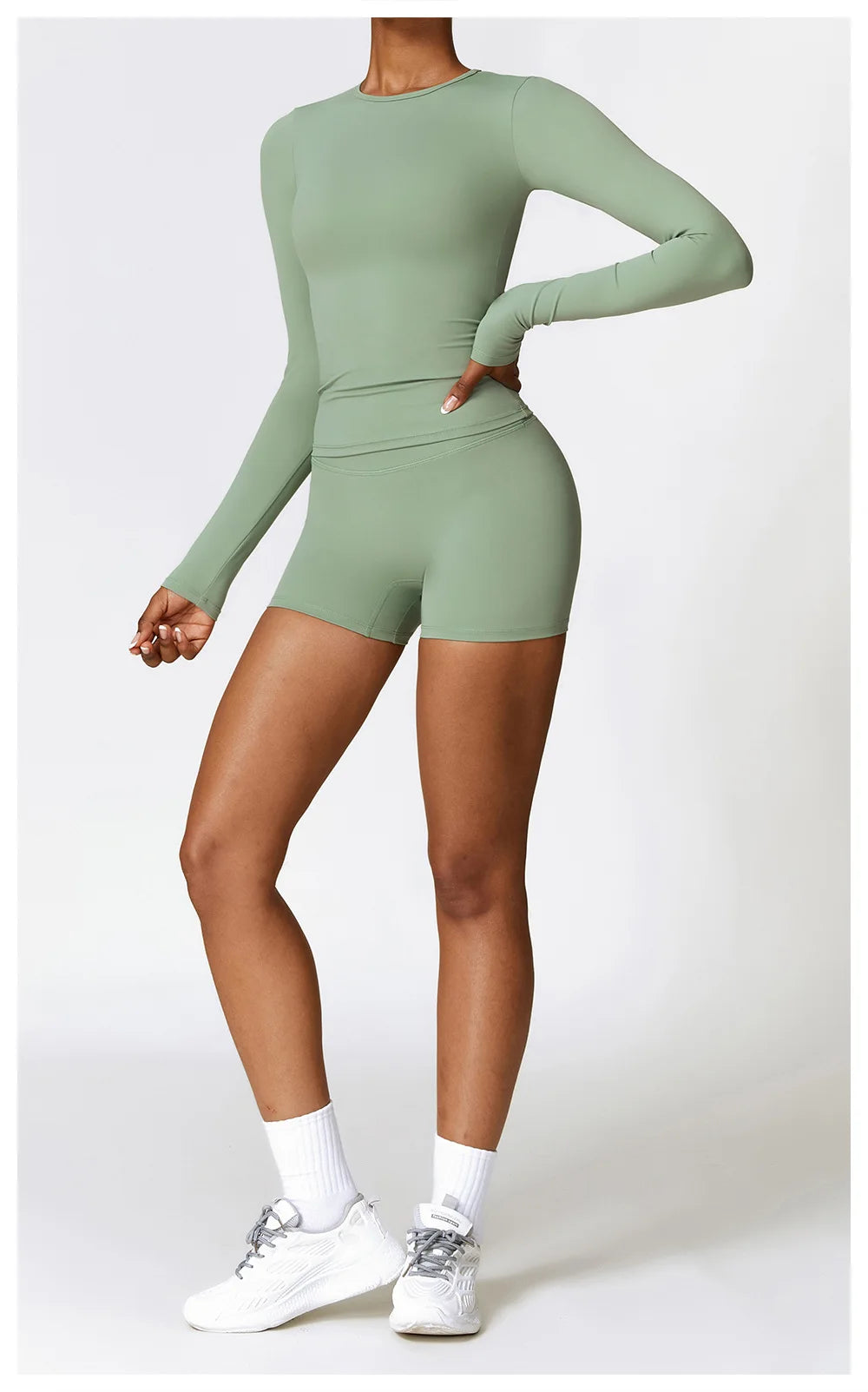 Veyra Active™ Women's Thermomotion Long-Sleeve Yoga Shirt | Winter Quick-Dry Slim-Fit Gym Top