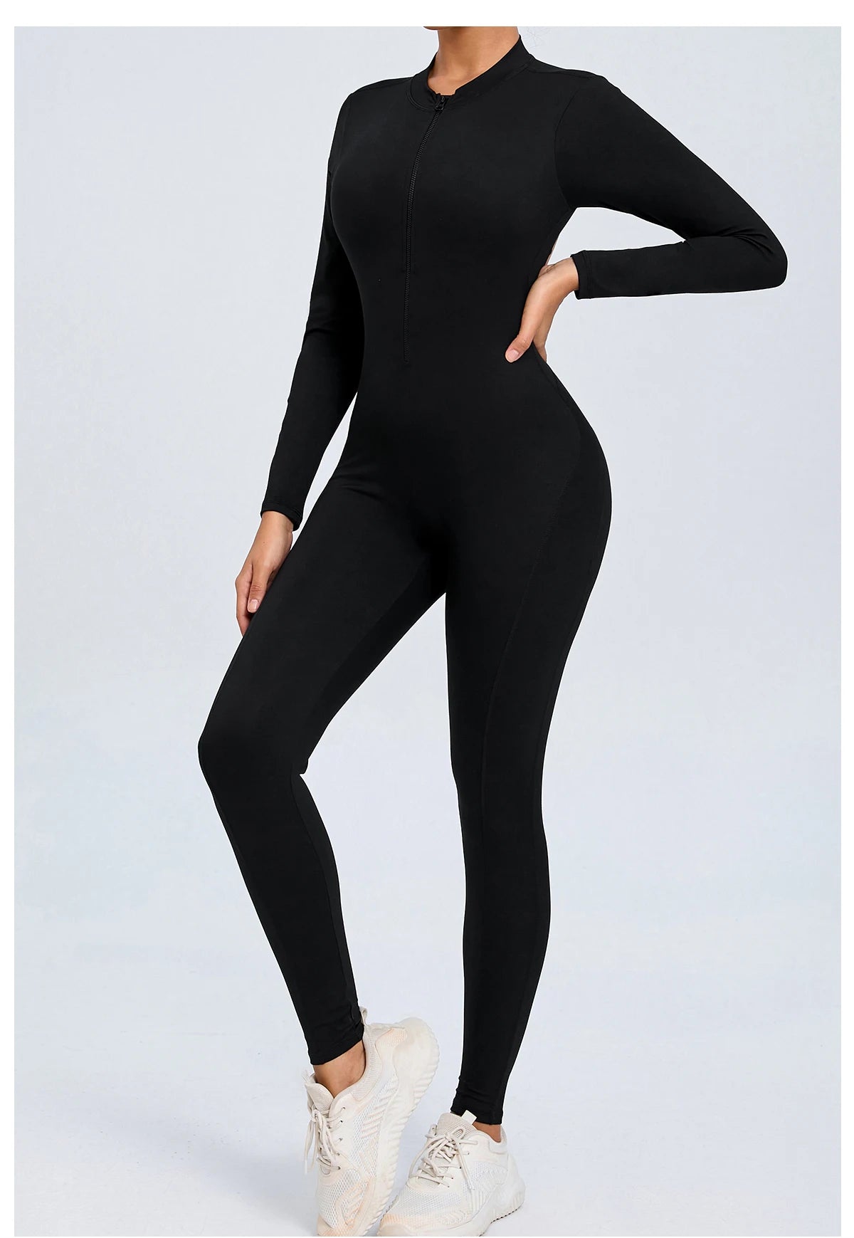 Veyra Luxe™ Zip Sculpt Jumpsuit