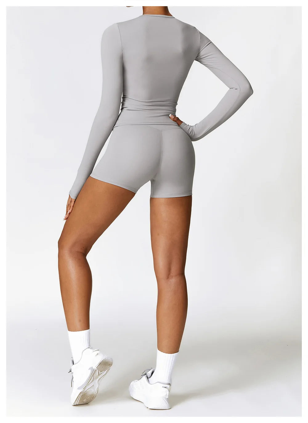 Veyra Active™ Women's Thermomotion Long-Sleeve Yoga Shirt | Winter Quick-Dry Slim-Fit Gym Top