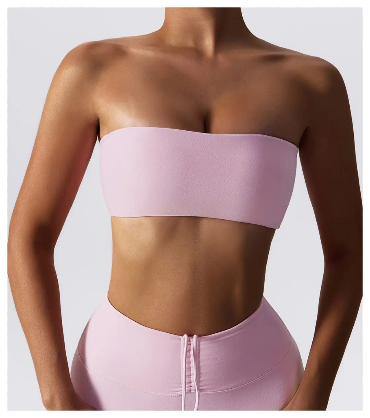 Veyra Active™ Summer Strapless Sports Bra | Anti-Slip Seamless Tube Top & Workout Bra