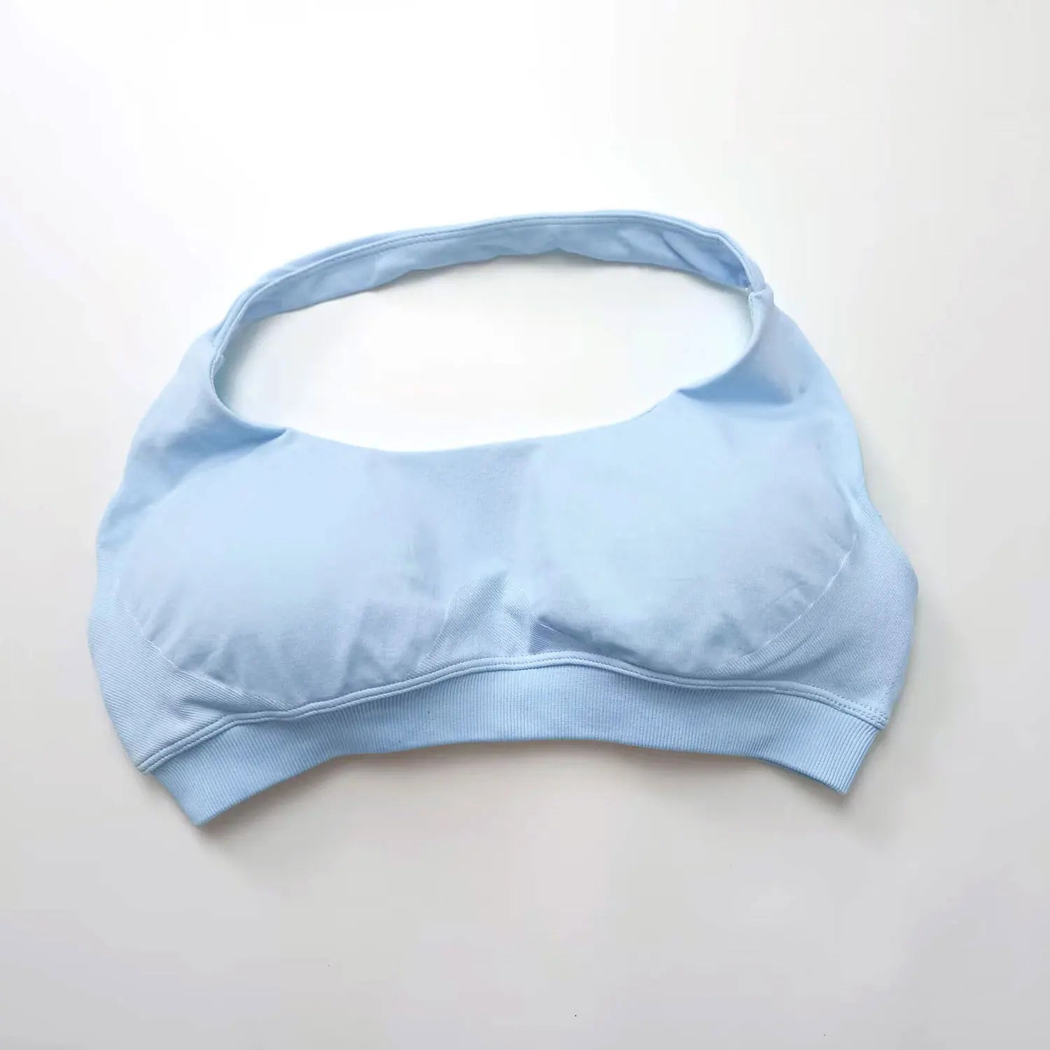 Veyra Active™ Impact Seamless Halter Sports Bra | High-Support Push-Up Gym & Yoga Crop Top