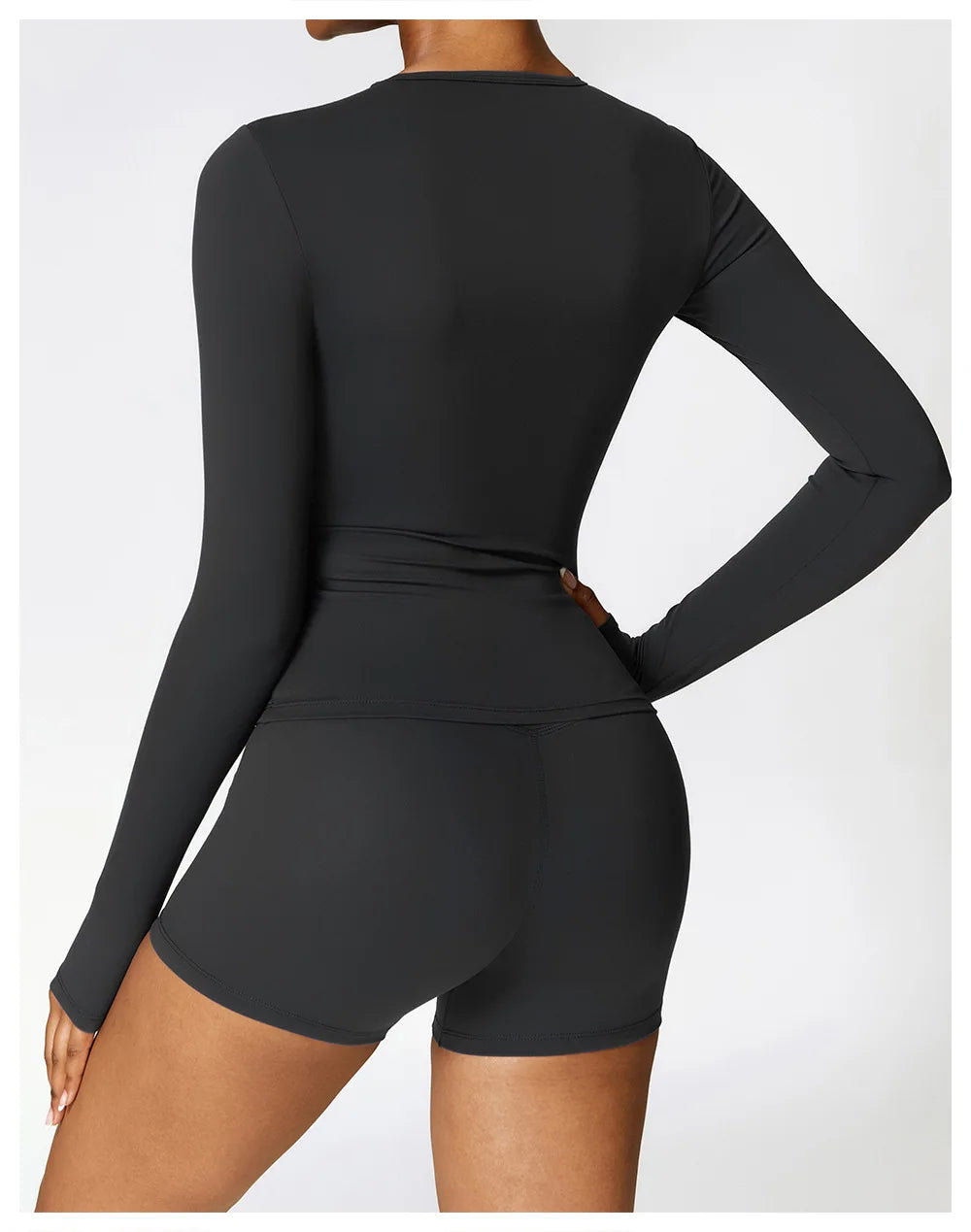 Veyra Active™ Women's Thermomotion Long-Sleeve Yoga Shirt | Winter Quick-Dry Slim-Fit Gym Top