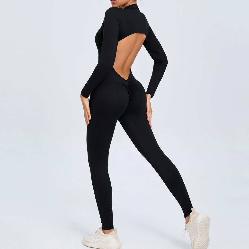Veyra Luxe™ Zip Sculpt Jumpsuit