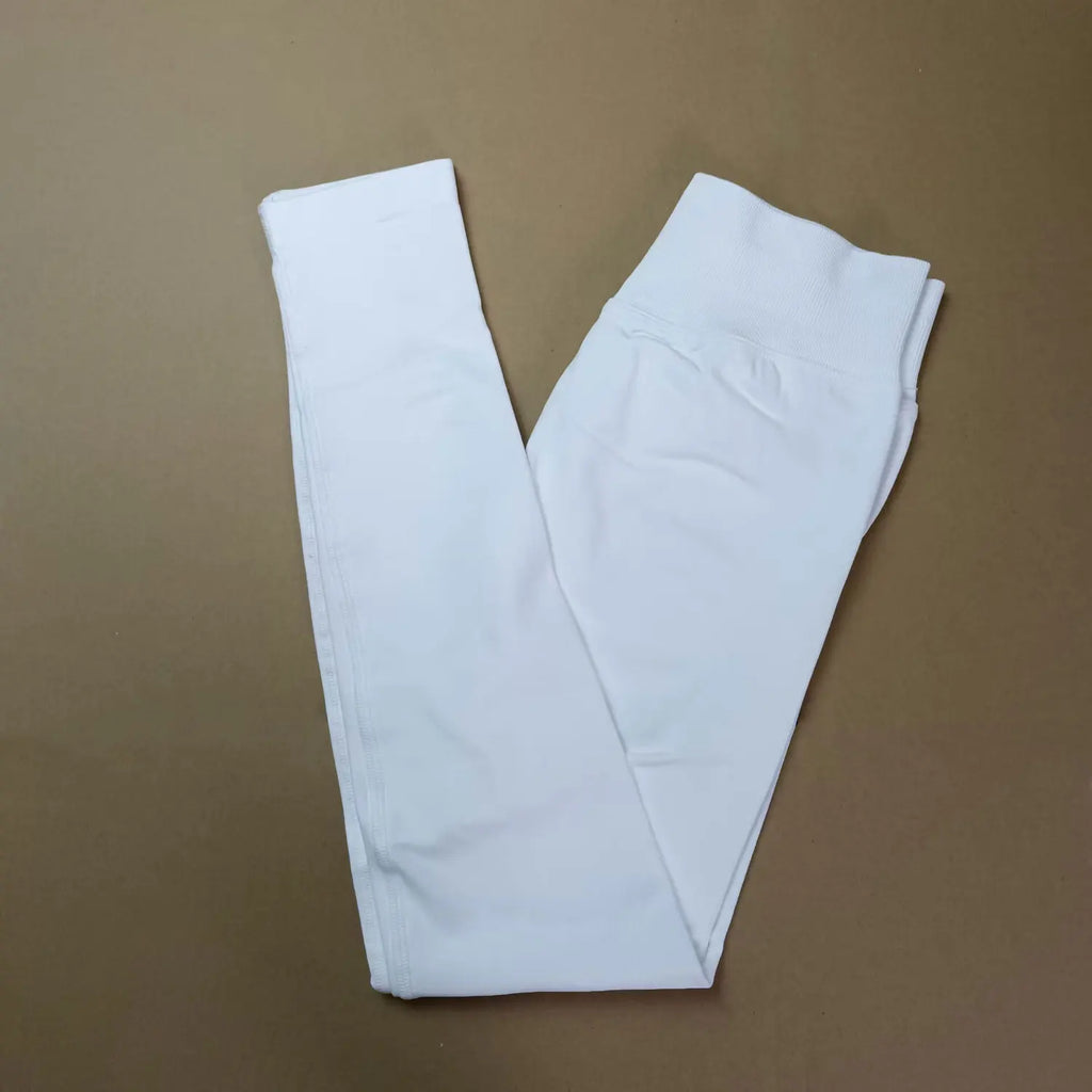 Veyra Active™ Impact Seamless Scrunch Leggings | Low Ribbed Waistband Glute-Shaping Yoga Pants