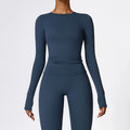 Veyra Active™ Women's Thermomotion Long-Sleeve Yoga Shirt | Winter Quick-Dry Slim-Fit Gym Top
