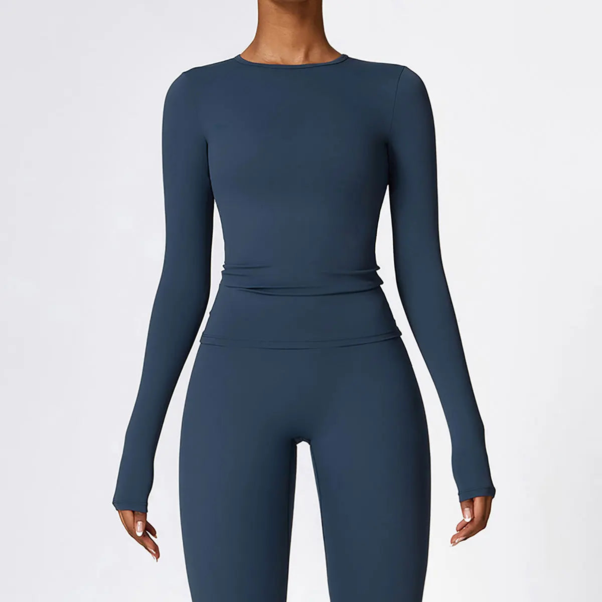 Veyra Active™ Women's Thermomotion Long-Sleeve Yoga Shirt | Winter Quick-Dry Slim-Fit Gym Top