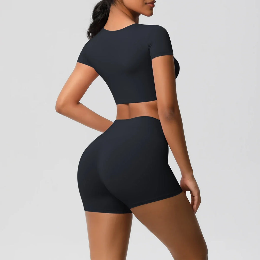 Veyra Active™ Women's SculptFlex 2-Piece Yoga Set | Booty-Shaping Leggings & Sports Tank Top