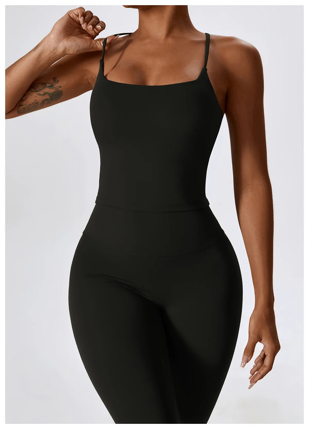 Veyra Active™ SculptFlex 2-Piece Yoga Set | Long Sleeve Crop Top & High-Waist Seamless Leggings