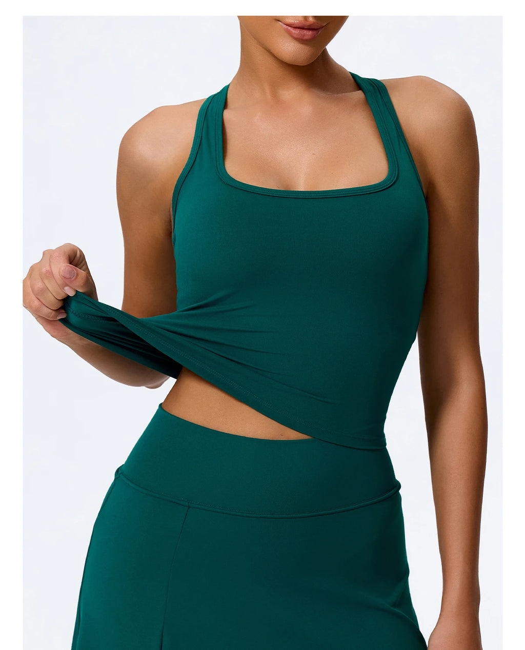 Veyra Active™ Summer Shockproof Yoga Vest | Quick-Dry Seamless Workout Tank Top